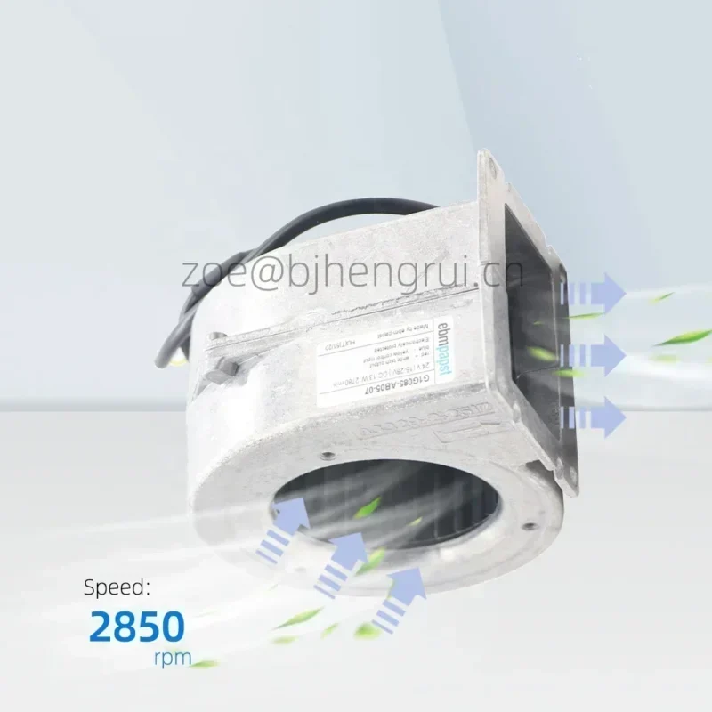 ebmpapst G1G085-AB05-07 24V DC 13W 0.6A 2780RPM IP22 Turbo Ventilation Blower Centrifugal Fan ebmpapst G1G085-AB05-07 24V DC 13W 0.6A 2780RPM IP22 Turbo Ventilation Blower Centrifugal Fan