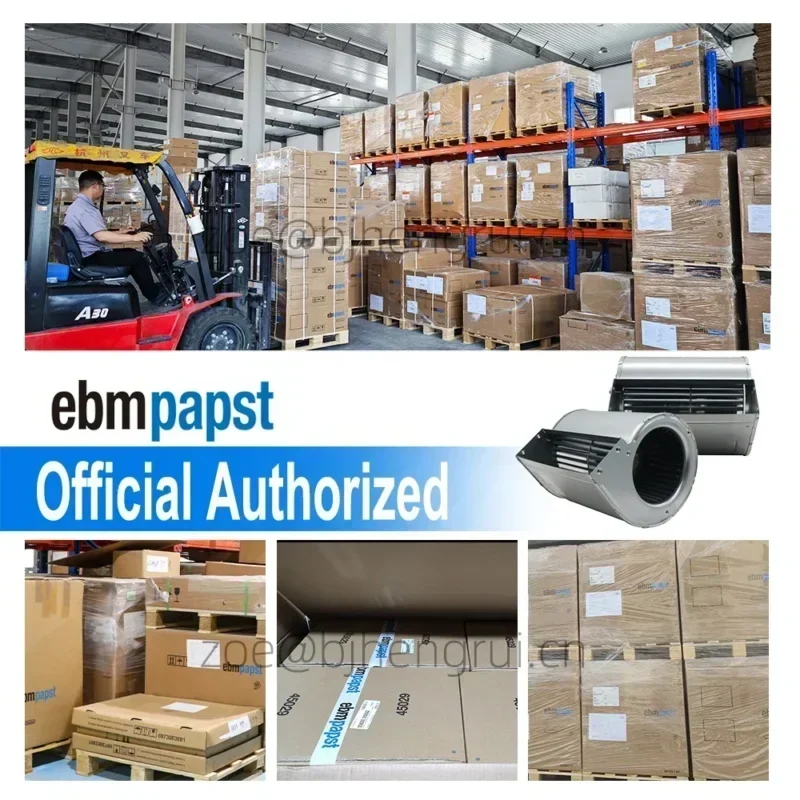 ebmpapst D4E133-AA01-44 230V AC 66W 0.29A 1170RPM Double Inlet Petroleum Equipment Centrifugal Fan ebmpapst D4E133-AA01-44 230V AC 66W 0.29A 1170RPM Double Inlet Petroleum Equipment Centrifugal Fan
