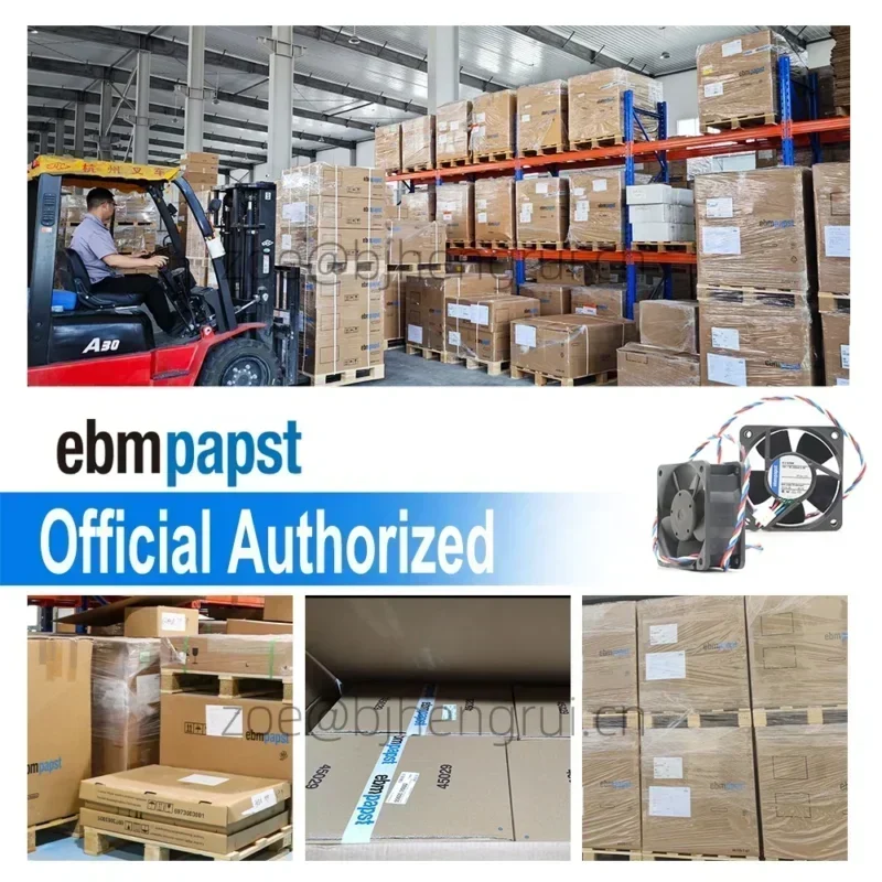 ebmpapst 612N/2HH 612N-2HH 12V DC 6025 60x60x25mm 2.9W 6800RPM 33CFM 41dB 6cm s Small Axial Fan ebmpapst 612N/2HH 612N-2HH 12V DC 6025 60x60x25mm 2.9W 6800RPM 33CFM 41dB 6cm s Small Axial Fan