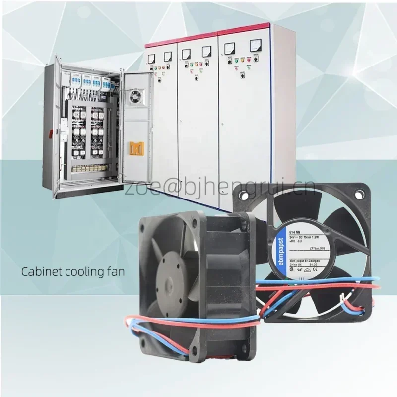 ebmpapst 614NN 60x60x25mm 6cm 24V DC 1.8W 42m3/h 5100RPM 75mA 6cm Drive Module Small Axial Fan ebmpapst 614NN 60x60x25mm 6cm 24V DC 1.8W 42m3/h 5100RPM 75mA 6cm Drive Module Small Axial Fan