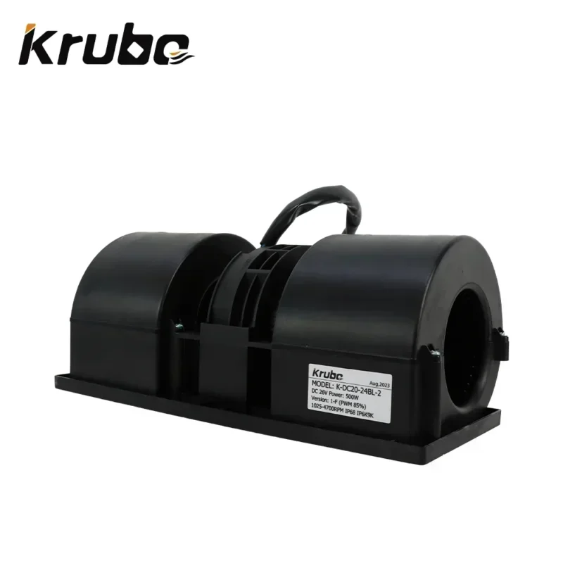 Krubo K-DC20-24BL-1-F 26V 500W 4700RPM DC Blower DC Fan Bus Ventilation Fan Krubo K-DC20-24BL-1-F 26V 500W 4700RPM DC Blower DC Fan Bus Ventilation Fan