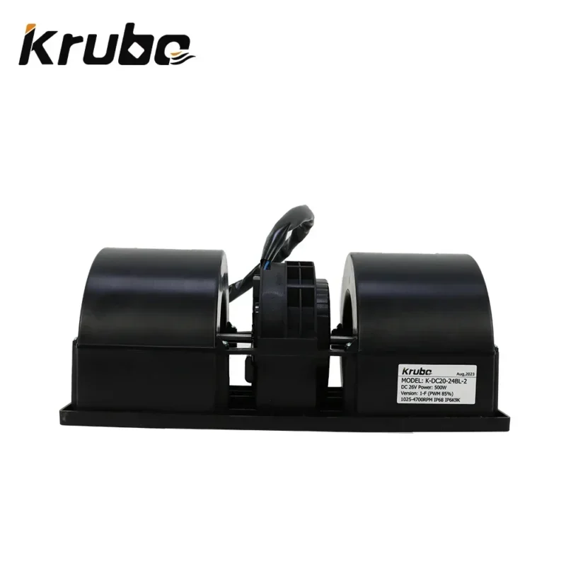 Krubo K-DC20-24BL-1-F 26V 500W 4700RPM DC Blower DC Fan Bus Ventilation Fan
