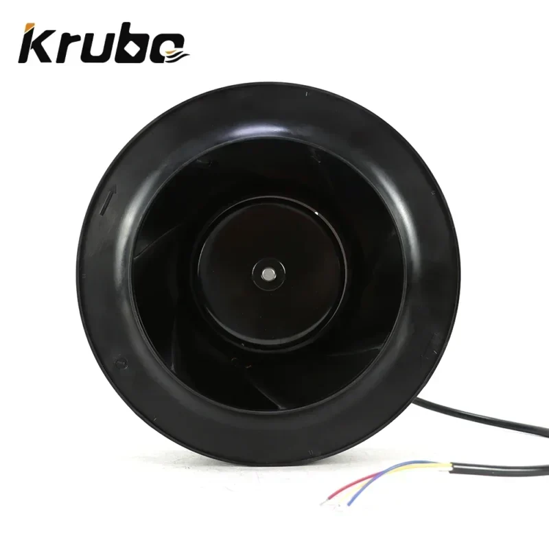 Krubo DC Fan K-DC225-R48-27 225mm Backward Centrifugal Fan Plastic Blade 48V 110W 2700rpm 2.3A 1130M³/h Motor Krubo DC Fan K-DC225-R48-27 225mm Backward Centrifugal Fan Plastic Blade 48V 110W 2700rpm 2.3A 1130M³/h Motor