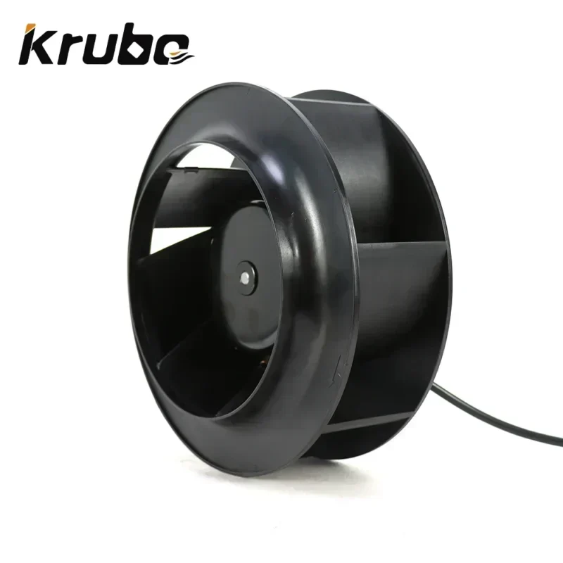 Krubo DC Fan K-DC225-R48-27 225mm Backward Centrifugal Fan Plastic Blade 48V 110W 2700rpm 2.3A 1130M³/h Motor Krubo DC Fan K-DC225-R48-27 225mm Backward Centrifugal Fan Plastic Blade 48V 110W 2700rpm 2.3A 1130M³/h Motor