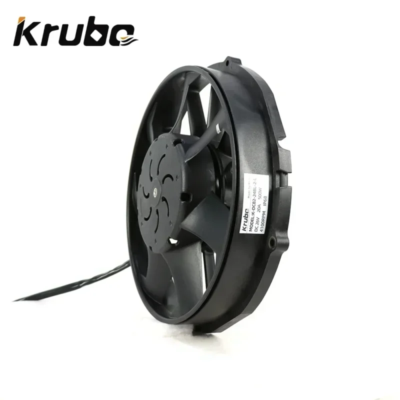 Kurbo K-DC82-24BL-2 24V DC 332x332x78mm 4300rpm External Servo Motor Rotor Axial Fan Kurbo K-DC82-24BL-2 24V DC 332x332x78mm 4300rpm External Servo Motor Rotor Axial Fan