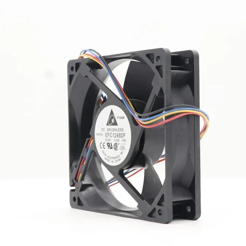 Delta EFC1248DF-F00 120x120x32mm 48VDC 16W 4000RPM 200CFM 0.33A Axial Fan Delta EFC1248DF-F00 120x120x32mm 48VDC 16W 4000RPM 200CFM 0.33A Axial Fan