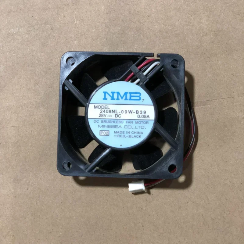NMB 2408NL-09W-B39-P02 60x60x20mm 28VDC 0.05A. Axial Fan