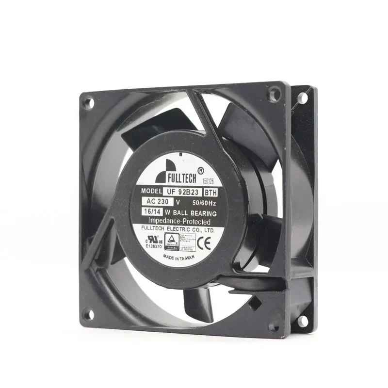 FULLTECH UF-92B23BTH AC 230V 92x92x25mm 16/14W 2500rpm 0.08A Axial Fan FULLTECH UF-92B23BTH AC 230V 92x92x25mm 16/14W 2500rpm 0.08A Axial Fan