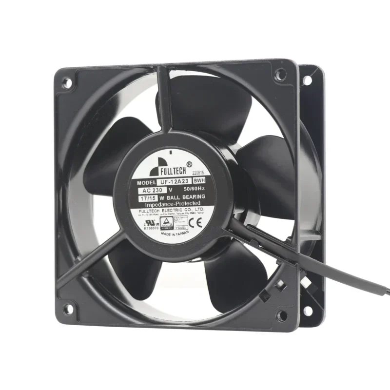 FULLTECH UF-12A23BWH 12038 230V 17/15W 0.1/0.08A 120x120x38mm Axial Fan for FULLTECH UF-12A23BWH 12038 230V 17/15W 0.1/0.08A 120x120x38mm Axial Fan for