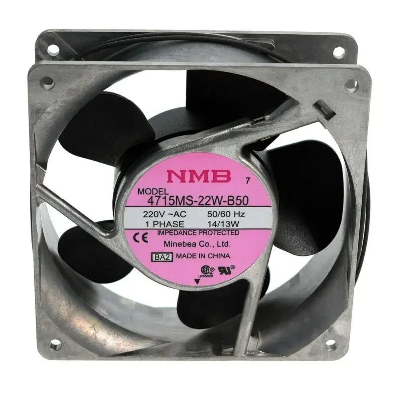 NMB 4715MS-22W-B50-BA2 220 AC 14W UPS Power Supply Axial Fan