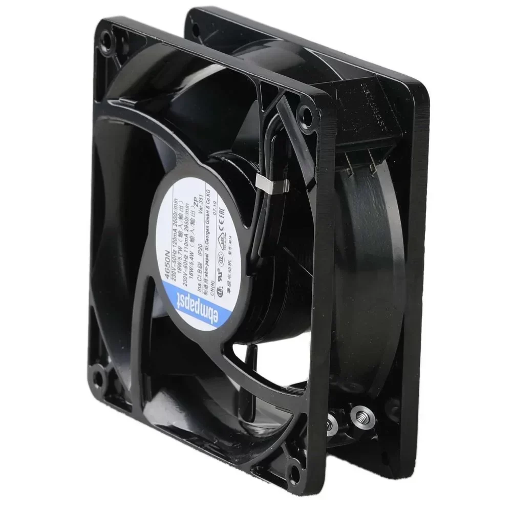 4650N ebmpapst Fan Axial ebmpapst TYPE:4650N 230V 119 x 119 x 38 mm 4650N ebmpapst Fan Axial ebmpapst TYPE:4650N 230V 119 x 119 x 38 mm