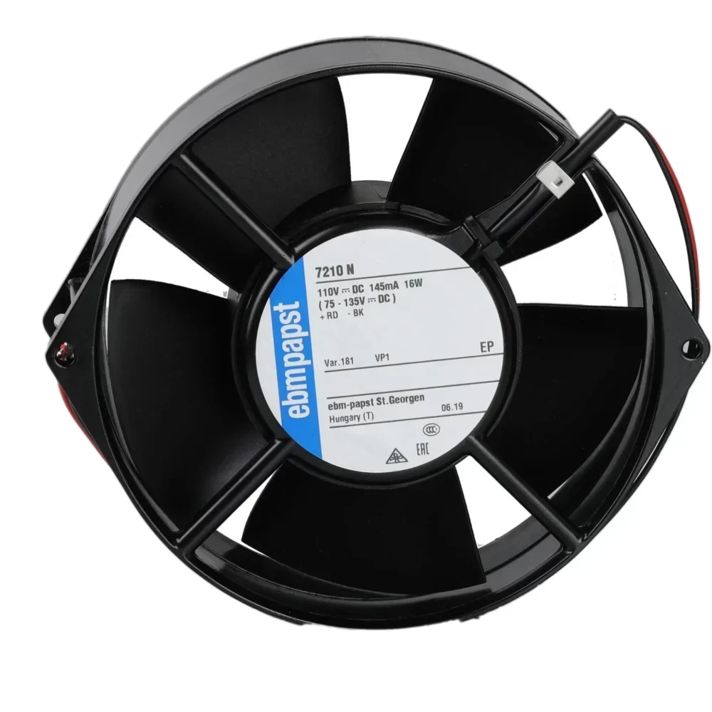 7210N ebmpapst Fan DC Axial Compact Fan ebmpapst TYPE: 7210N DC 12V