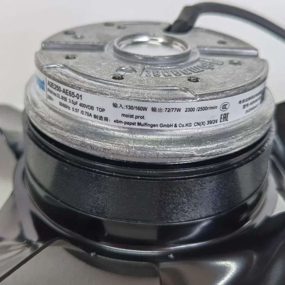 ebmpapst A2E250-AE65-01 AC Axial Fan 230V 115W 2550RPM 1610m³/h 115w Axial Fan ebmpapst A2E250-AE65-01 AC Axial Fan 230V 115W 2550RPM 1610m³/h 115w Axial Fan