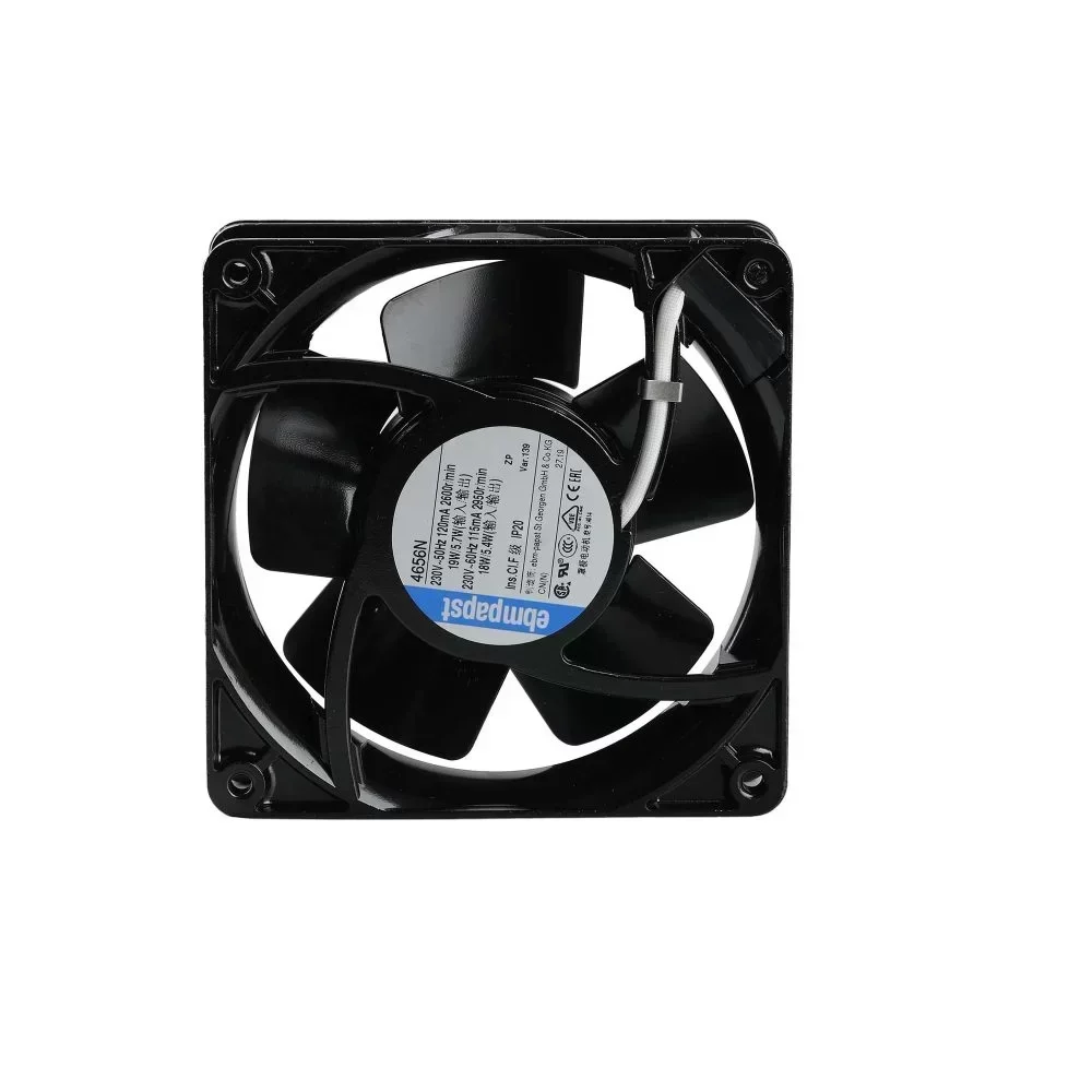 ebmpapst High Efficiency 120x120x38MM 230V Axial Compact Fan 4656N Electric Metal with Easy Installation ebmpapst High Efficiency 120x120x38MM 230V Axial Compact Fan 4656N Electric Metal with Easy Installation