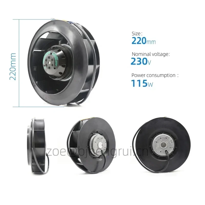 ebmpapst R2E133 R2E175 R2E190 R2E220 R2E225 R2E250 R2E280 Series 230V AC Air Purifier Centrifugal Fans ebmpapst R2E133 R2E175 R2E190 R2E220 R2E225 R2E250 R2E280 Series 230V AC Air Purifier Centrifugal Fans