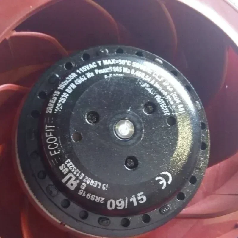 ECOFIT 2RREu15 235x82mm 230V AC 2610RPM 2960RPM 329CFM AB PF700 Series 45/55/75KW Centrifugal Fan ECOFIT 2RREu15 235x82mm 230V AC 2610RPM 2960RPM 329CFM AB PF700 Series 45/55/75KW Centrifugal Fan