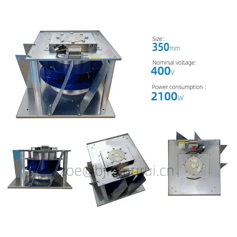 Ziehl-abegg GR35C-2DD.6N.1R 230V AC 2200W 2850RPM 3.9A 350mm Centrifugal Fan for ABB Ziehl-abegg GR35C-2DD.6N.1R 230V AC 2200W 2850RPM 3.9A 350mm Centrifugal Fan for ABB