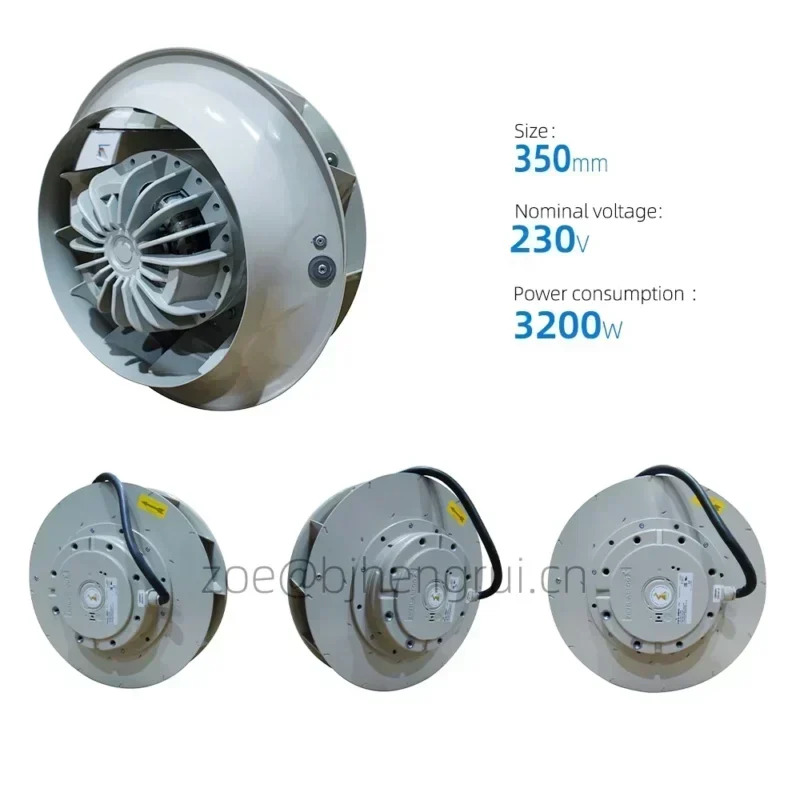 Ziehl-Abegg RH35B-2EK.6N.2R 6SY7000-0AE33 230V AC 4100W 1.4A Centrifugal Fan for Siemens RH35Z-2EK.6N.xR Ziehl-Abegg RH35B-2EK.6N.2R 6SY7000-0AE33 230V AC 4100W 1.4A Centrifugal Fan for Siemens RH35Z-2EK.6N.xR