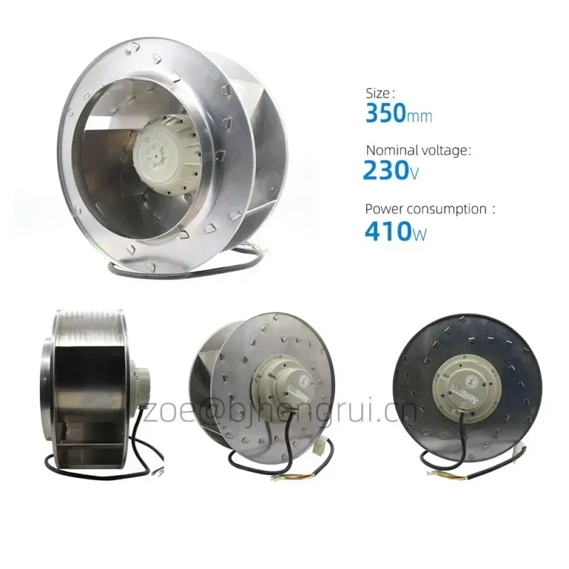 Ziehl-abegg RH35M-4EK.4F.1R 230V AC 540W 2.4A 1700RPM ABB Centrifugal Fan Ziehl-abegg RH35M-4EK.4F.1R 230V AC 540W 2.4A 1700RPM ABB Centrifugal Fan