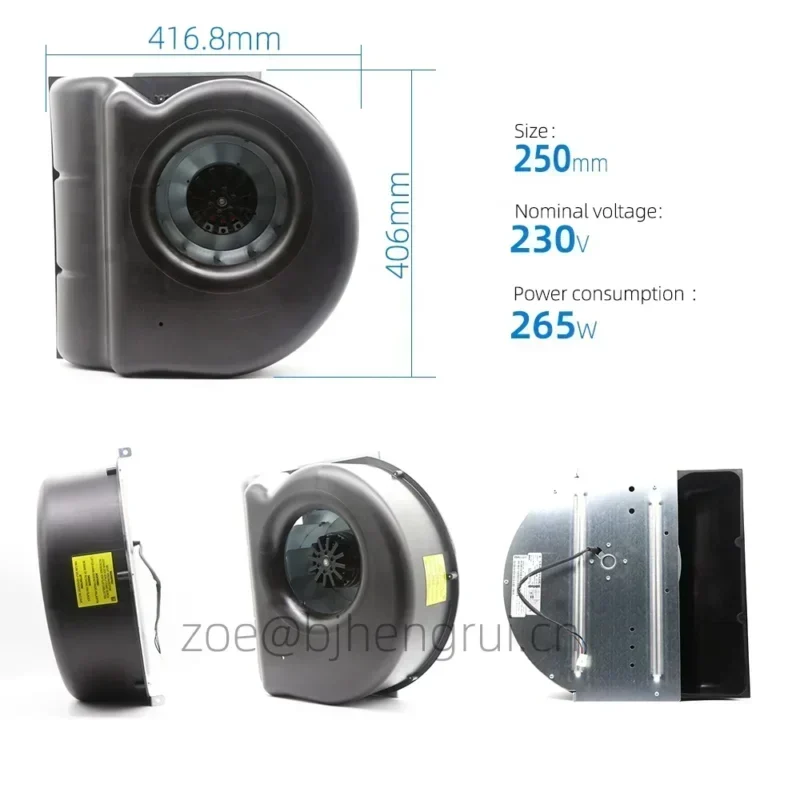 ebmpapst K2E250-AA01-09 1450m3/h 195W 230V AC 0.86A 2450RPM Blower Siemens Centrifugal Fan ebmpapst K2E250-AA01-09 1450m3/h 195W 230V AC 0.86A 2450RPM Blower Siemens Centrifugal Fan