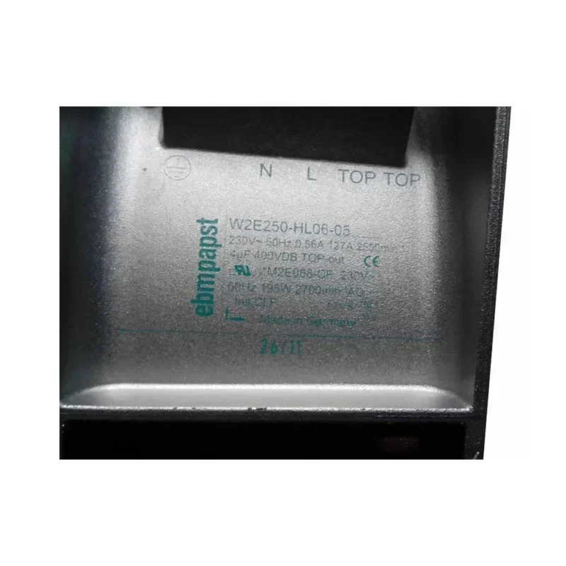 ebmpapst W2E250-HL06-05 230V AC 127W 0.56A Electric Drive Axial Fan W2E250-HL08-07 ebmpapst W2E250-HL06-05 230V AC 127W 0.56A Electric Drive Axial Fan W2E250-HL08-07