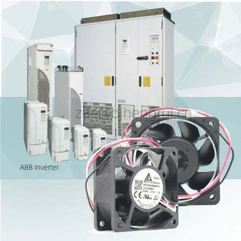 Delta QFR0624GH QFR0624GHC38 3AUA0000088115 24V DC 0.21A 5000RPM Axial Fan for ABB ACS880 Fan Delta QFR0624GH QFR0624GHC38 3AUA0000088115 24V DC 0.21A 5000RPM Axial Fan for ABB ACS880 Fan