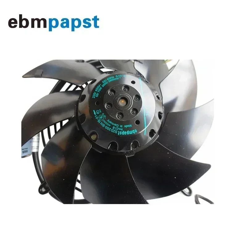 Ebmpapst S2D200-BH18-01 M2D068-BC 200mm 0.17A 68W 400V AC 2600RPM Electric Control Axial Fan Ebmpapst S2D200-BH18-01 M2D068-BC 200mm 0.17A 68W 400V AC 2600RPM Electric Control Axial Fan