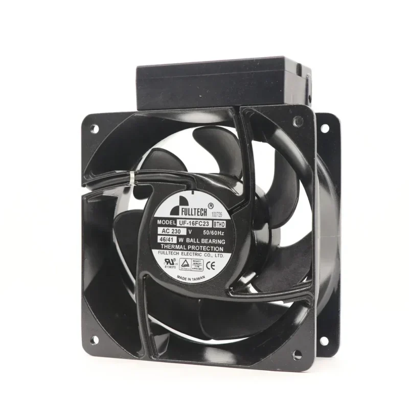 FULLTECH UF-16FC23BTHD 16062 16CM 160x160x62mm 46W/41W 230V AC 265CFM 2850RPM Axial Fan FULLTECH UF-16FC23BTHD 16062 16CM 160x160x62mm 46W/41W 230V AC 265CFM 2850RPM Axial Fan