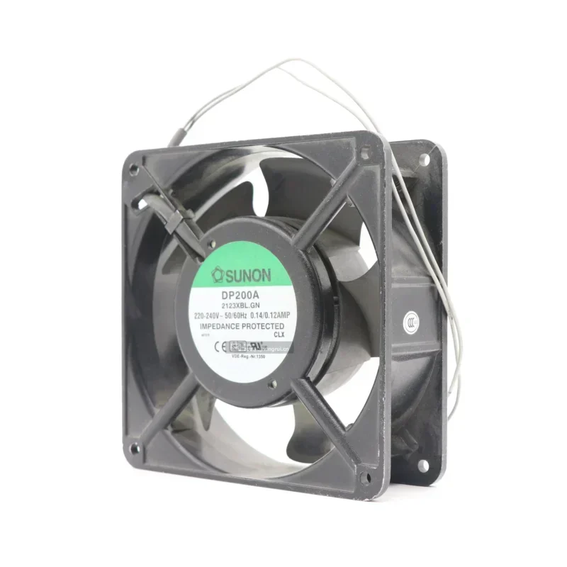SUNON 220V AC 12CM 120x120x38mm 12038 0.14A 22W 117CFM Industrial Equipment Axial Fan DP200A-2123xBL.GN SUNON 220V AC 12CM 120x120x38mm 12038 0.14A 22W 117CFM Industrial Equipment Axial Fan DP200A-2123xBL.GN