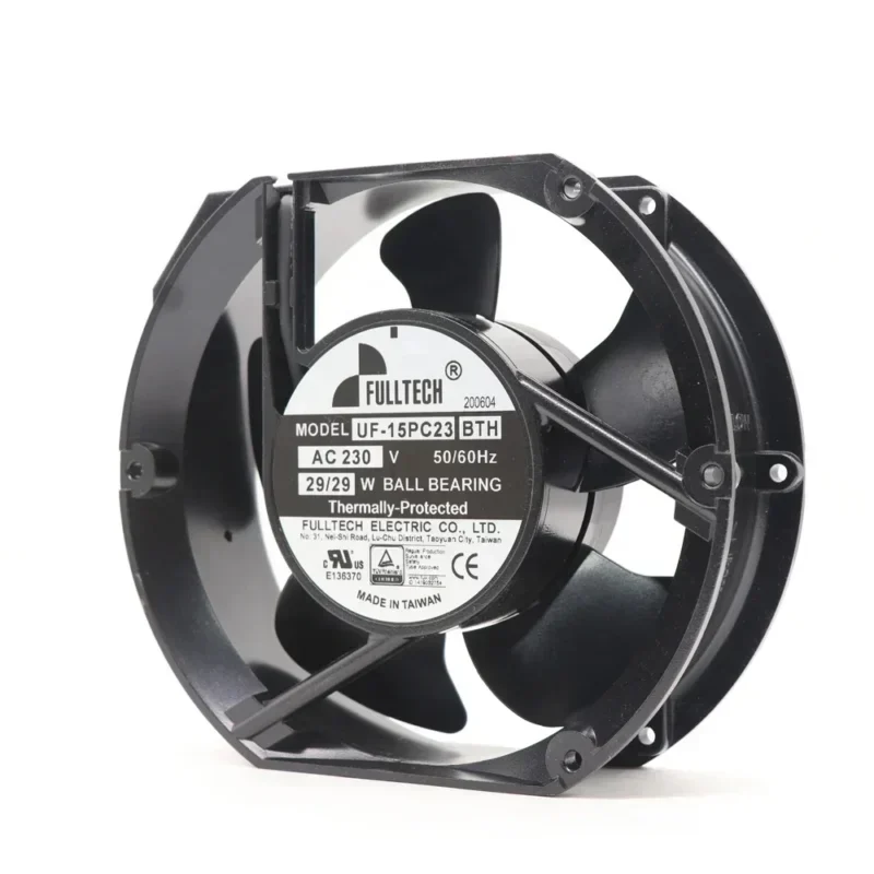 Fulltech UF-15PC23BTH 17050 17CM 230V AC 29W 0.12/0.19A IP55 2850/3400 RPM Control Power Supply Fan Fulltech UF-15PC23BTH 17050 17CM 230V AC 29W 0.12/0.19A IP55 2850/3400 RPM Control Power Supply Fan