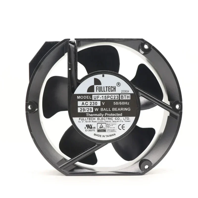 Fulltech UF-15PC23BTH 17050 17CM 230V AC 29W 0.12/0.19A IP55 2850/3400 RPM Control Power Supply Fan