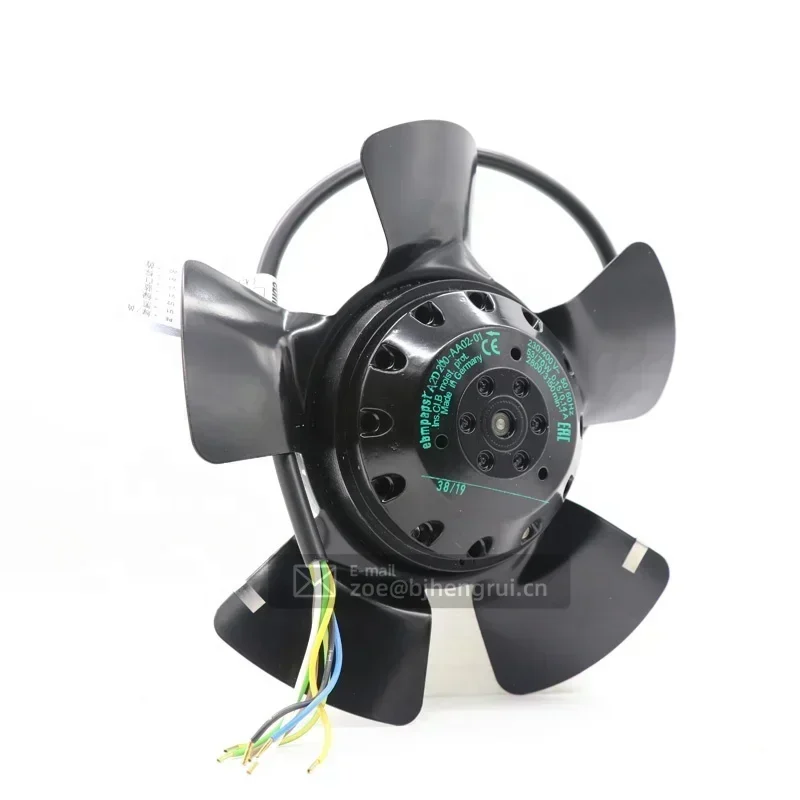 ebmpapst A2D200-AA02-01 230V AC 70W 200mm 3150RPM IP44 Servo Motor Axial Fan ebmpapst A2D200-AA02-01 230V AC 70W 200mm 3150RPM IP44 Servo Motor Axial Fan