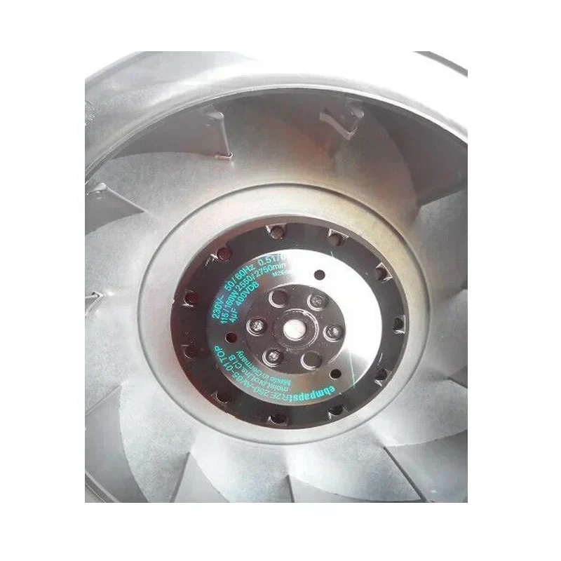 Ebmpapst R2E250-AV65-01 Turbo Fan 250mm 0.51A 115W 230V AC 2550RPM Centrifugal Fan Ebmpapst R2E250-AV65-01 Turbo Fan 250mm 0.51A 115W 230V AC 2550RPM Centrifugal Fan