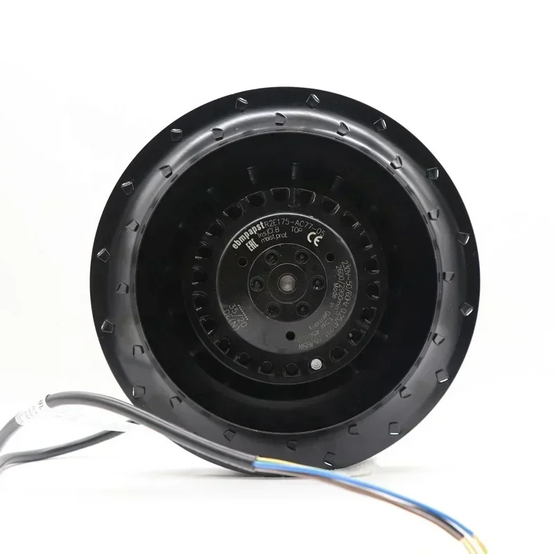 ebmpapst R2E175-AC77-05 230V AC 55W 0.25A 2600RPM 175mm Back Tilt Air Compressor Turbo Centrifugal Fan ebmpapst R2E175-AC77-05 230V AC 55W 0.25A 2600RPM 175mm Back Tilt Air Compressor Turbo Centrifugal Fan