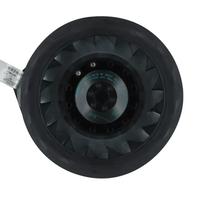 ebmpapst R2D180-AL10-13 R2D180-AL10-18 380V AC 2580RPM 180mm 90W 0.34A Siemens Centrifugal Fan ebmpapst R2D180-AL10-13 R2D180-AL10-18 380V AC 2580RPM 180mm 90W 0.34A Siemens Centrifugal Fan