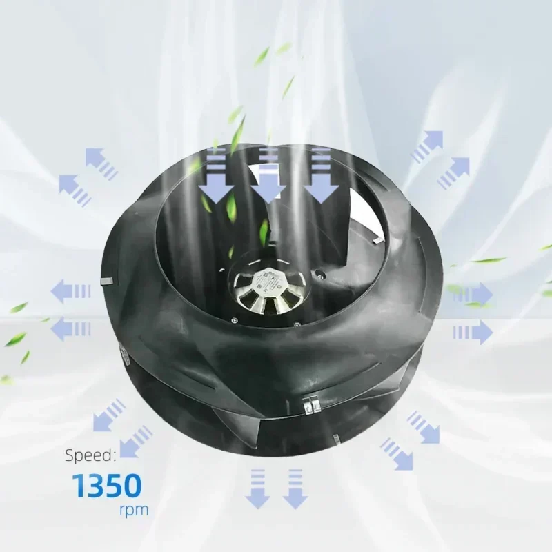 ebmpapst R3G355-RB03-10 170W 400V AC 0.5A 1350RPM EC ABB Centrifugal Fan R3G355-AB03-10 ebmpapst R3G355-RB03-10 170W 400V AC 0.5A 1350RPM EC ABB Centrifugal Fan R3G355-AB03-10