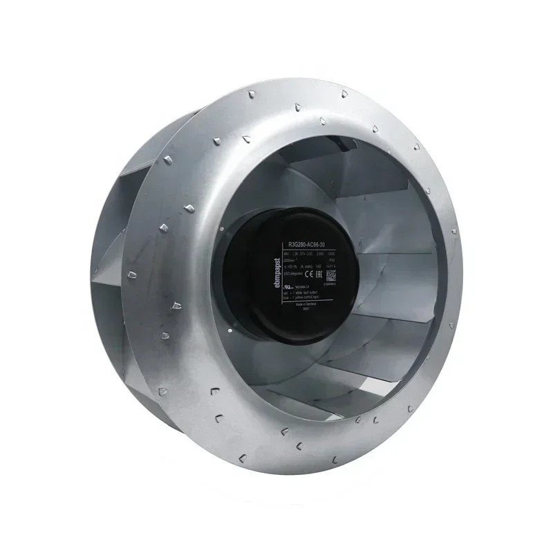 ebmpapst R3G280-AC66-30 48V DC 135W 2.85A 2000RPM 280mm Wind Power Precision Air Conditioner Centrifugal Fan ebmpapst R3G280-AC66-30 48V DC 135W 2.85A 2000RPM 280mm Wind Power Precision Air Conditioner Centrifugal Fan
