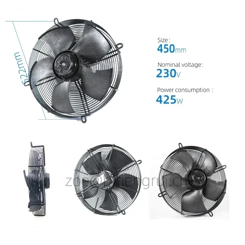 ebmpapst S4E450-AU03-01 S4E450-AU03-01/C01 230V AC Refrigeration Cold Storage Condenser Air Conditioner Unit Fan ebmpapst S4E450-AU03-01 S4E450-AU03-01/C01 230V AC Refrigeration Cold Storage Condenser Air Conditioner Unit Fan