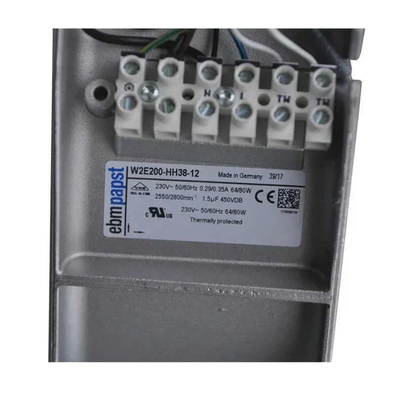 Ebmpapst W2E200-HH38-12 225mm 22580 230V AC 0.36A 85W 2800RPM Rittal Axial Fan Ebmpapst W2E200-HH38-12 225mm 22580 230V AC 0.36A 85W 2800RPM Rittal Axial Fan