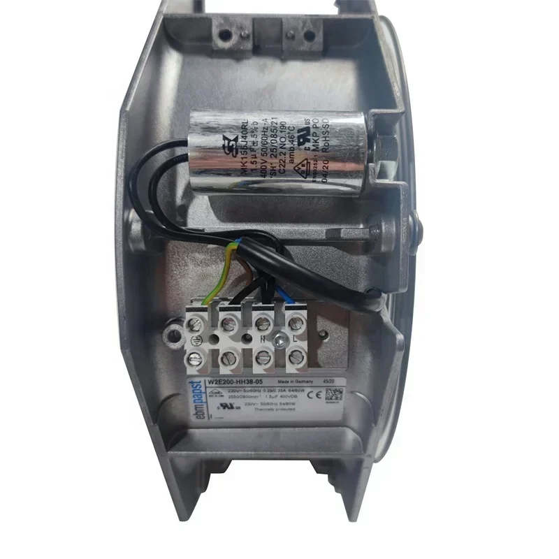 Ebmpapst 230V AC 64W W2E200-HH38-05 225mm 22580 2550RPM 607CFM Axial Fan Ebmpapst 230V AC 64W W2E200-HH38-05 225mm 22580 2550RPM 607CFM Axial Fan