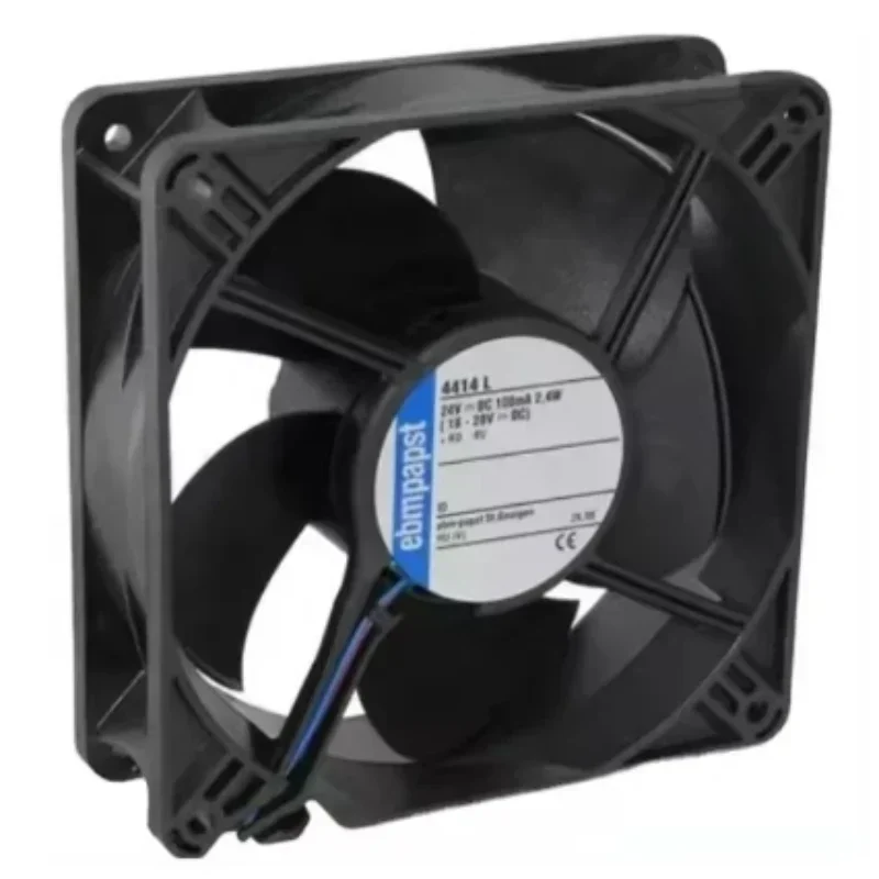ebmpapst 4414L 12038 120x120x38mm 24V DC 12cm 2.4W 4.5A 150m3/h 2700RPM Axial Fan ebmpapst 4414L 12038 120x120x38mm 24V DC 12cm 2.4W 4.5A 150m3/h 2700RPM Axial Fan