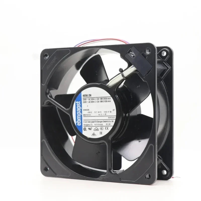 ebmpapst 4656ZH 12038 120x120x38mm 160m3/h 230V AC 19W 0.1A 2650rpm Control Axial Fan