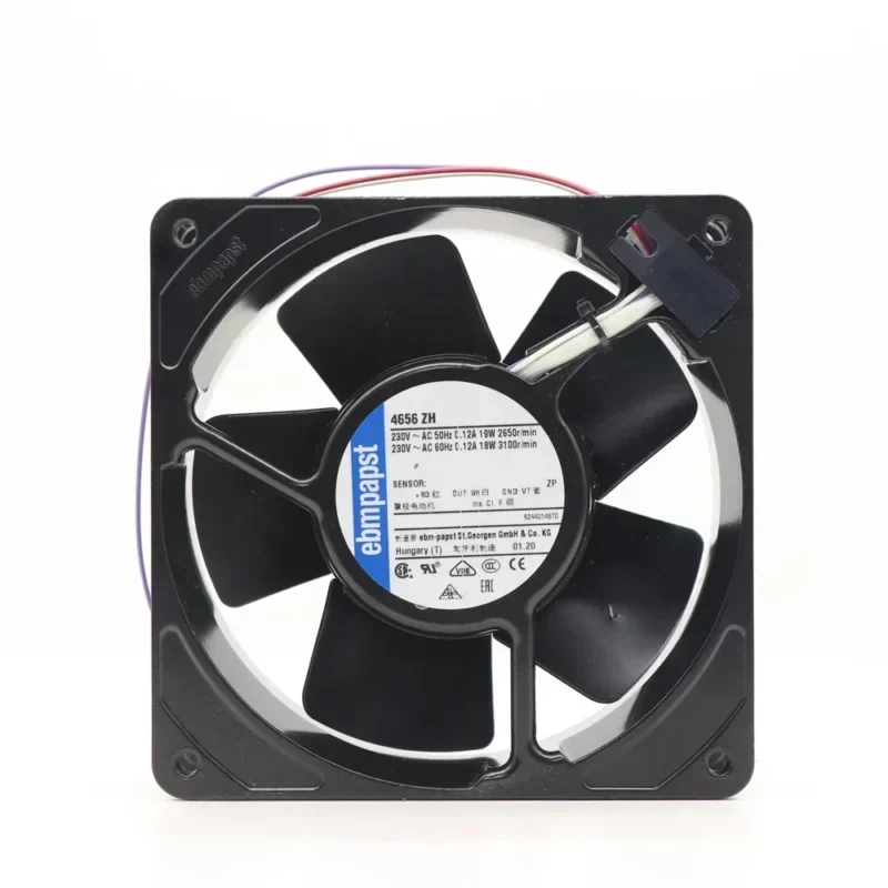ebmpapst 4656ZH 12038 120x120x38mm 160m3/h 230V AC 19W 0.1A 2650rpm Control Axial Fan ebmpapst 4656ZH 12038 120x120x38mm 160m3/h 230V AC 19W 0.1A 2650rpm Control Axial Fan