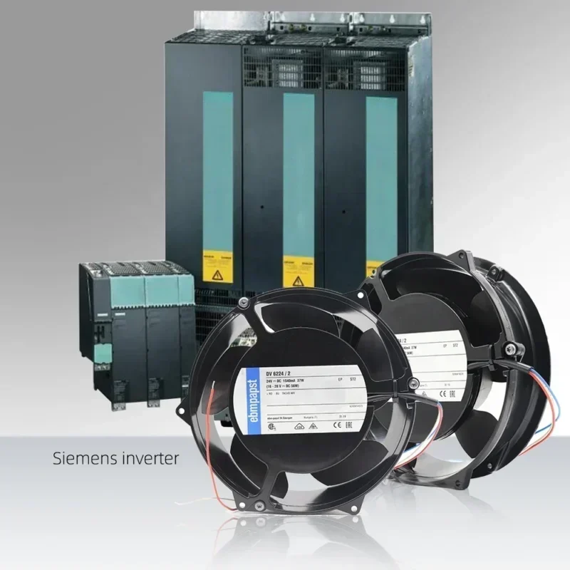 ebmpapst DV6224/2 24V DC 40W 317CFM 1.54 a High Speed Siemens Brushless Axial Fan DV6224/2TDA-816 ebmpapst DV6224/2 24V DC 40W 317CFM 1.54 a High Speed Siemens Brushless Axial Fan DV6224/2TDA-816