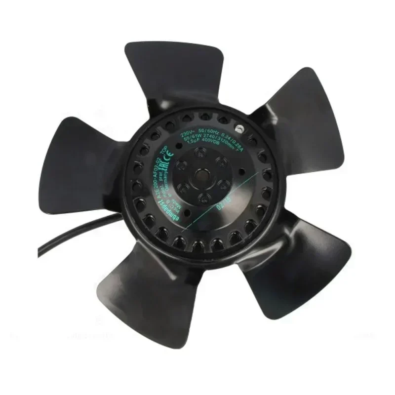 ebmpapst A2D250-AA26-51 250mm 400V AC 125W 0.22A 2670RPM Outer Rotor SIM Heating Furnace Axial Fan ebmpapst A2D250-AA26-51 250mm 400V AC 125W 0.22A 2670RPM Outer Rotor SIM Heating Furnace Axial Fan