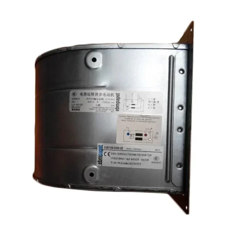 ebmpapst D2E133-CI33-22 230V AC 190W 0.75A 1700RPM Double Inlet Forward Centrifugal Fan ebmpapst D2E133-CI33-22 230V AC 190W 0.75A 1700RPM Double Inlet Forward Centrifugal Fan