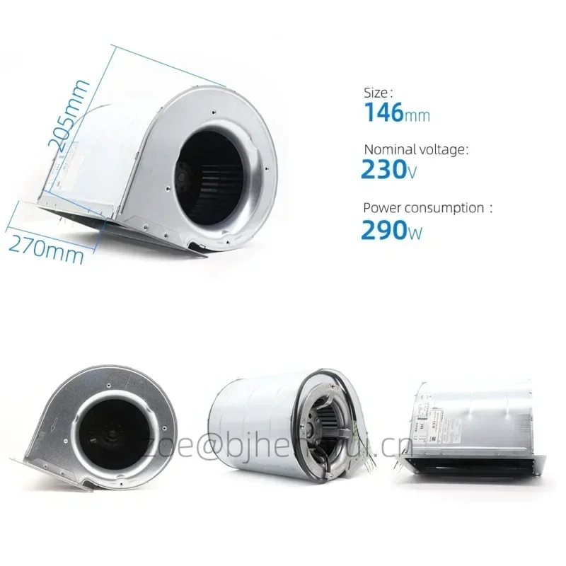 ebmpapst D2D146-AA02-11 230V AC 290W 0.81A 2250RPM ABB Schneider Siemens Double Inlet Forward Centrifugal Fans ebmpapst D2D146-AA02-11 230V AC 290W 0.81A 2250RPM ABB Schneider Siemens Double Inlet Forward Centrifugal Fans