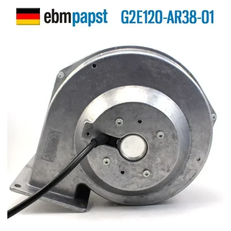 ebmpapst G2E120-AR38-01 230V AC 0.37A 83W 2500RPM 120mm Full Metal Turbine Blower Centrifugal Fan G2E120-DD70-12 ebmpapst G2E120-AR38-01 230V AC 0.37A 83W 2500RPM 120mm Full Metal Turbine Blower Centrifugal Fan G2E120-DD70-12