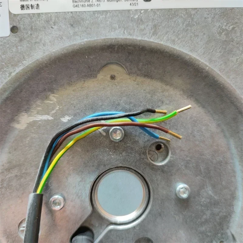 ebmpapst G4E160-AB01-01 230V AC 67W 0.3A 1300RPM Aluminum Alloy Large Wind Turbine Blower Centrifugal Fan ebmpapst G4E160-AB01-01 230V AC 67W 0.3A 1300RPM Aluminum Alloy Large Wind Turbine Blower Centrifugal Fan