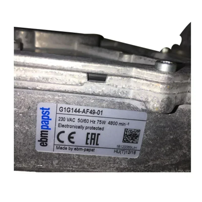 ebmpapst G1G144-AF49-01 230V AC 4800rpm 75W IP20 0.5A G1G144-AF45-01 Printing Equipment Gas Blower ebmpapst G1G144-AF49-01 230V AC 4800rpm 75W IP20 0.5A G1G144-AF45-01 Printing Equipment Gas Blower